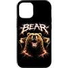 Animal Rock & Roll Graphic Concert Punk Custodia per iPhone 12/12 Pro Bear Heavy Metal 80s - Chitarra elettrica Metalhead Rock Music