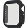 aiino italian ideas aiino Flow Custodia protettiva in vetro temperato e policarbonato per Apple Watch (Serie 6/SE/5/4) 40 mm, Cover rigida ultraleggera per protezione totale Apple Watch - Nero