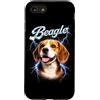 Animal Rock & Roll Graphic Concert Punk Custodia per iPhone SE (2020) / 7/8 Concerto di musica arrabbiata per cani Beagle Heavy Metal Rock N Roll