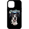 Animal Rock & Roll Graphic Concert Punk Custodia per iPhone 12 Pro Max Great Dane Heavy Metal Angry Music Rock n Roll Concerto Punk