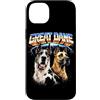 Animal Rock & Roll Graphic Concert Punk Custodia per iPhone 14 Plus Great Dane Heavy Metal Angry Music Rock n Roll Concerto Punk