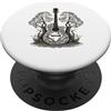 Guitar Lake Reflections Shadow Rock On G Magliette Chitarra Acustica Shadow lake Chitarra Alberi Tee PopSockets PopGrip Adesivo