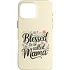 Wildflower Mama Co. Custodia per iPhone 16 Pro Max Beata di essere chiamata mamma Wildflower Floral Botanical