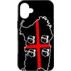SARDEGNA 4 Bandiera Mori Sardegna stampa nera regalo Sardegna Custodia per iPhone 16 Plus