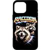 Animal Rock & Roll Graphic Concert Punk Custodia per iPhone 16 Pro Max Raccoon Heavy Metal 80s Animal Rock N Roll concerto di musica