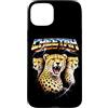 Animal Rock & Roll Graphic Concert Punk Custodia per iPhone 15 Plus Cheetah Heavy Metal 80s Animal Rock N Roll concerto di musica