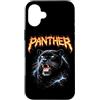 Animal Rock & Roll Graphic Concert Punk Custodia per iPhone 16 Plus Panther Heavy Metal 80s Animal Rock N Roll concerto di musica