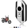 TOOMUME Cover Chiave TPU, Custodia Chiave Adatto per BMW Moto F750GS F850GS F900R C400GT R1200GS LC ADV R1200RS R1200RT R1250R R1250GS K1600GT, Copri Chiavi Guscio Chiave Auto Telecomando