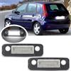 BHZNGD Luce Targa Posteriore a LED, Luci Targa Lampade Compatibili con Ford Fiesta MK5 Fusion Mondeo MK2, 2 Pezzi