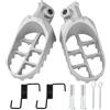 YOFMOO Yingshop Pedane poggiapiedi compatibile per Yamaha PW50 PW80 PW 50 80 BW80 DT50 RT100 RT180 T225S TT225T TTR110 TTR50E TTR90 TTR90E TW200 WR200 WR250 WR500 XT225 XT250 XT350 XT600 1981-2015