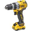 DeWALT DCD703L2T-QW trapano 1500 Giri/min 900 g Nero, Giallo con batteria e caricabatteria [DCD703L2T-QW]