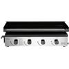 BIG HORN BIGHORN Plancha - Barbecue a gas, portatile, 4 bruciatori