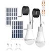 Klarlight Lampadina Solare Esterno con Pannello, Luci di Lavoro USB, Lampada a Ricaricabile Portatile per Tenda da Campeggio All'aperto Coperta Shed di Emergenza Chicken Coop, 2 Pezz