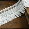 Yulakes 3 Yard 7 cm Nastro in Pizzo All'uncinetto Vintage - Bordatura in Cotone per Cucito, Artigianato, Matrimonio, Decorazione, Scrapbooking e Regalo