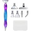 TONAUP Kit di penne per diamond painting fai da te, accessori e strumenti, 6 stili, 5D Drill Pen Testine di ricambio per Diamond Painting Pen, Diamond Painting Tools e accessori