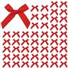 MAOSHYMS 50 Pezzi Mini Fiocchi di Natale Rossi, Piccoli Fiocchi Decorativi per Albero di Natale, Confezioni Regalo, Biscotti, Caramelle, Matrimonio, Decorazioni Natalizie (B)