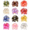 HOTUT Fiocchi per Confezioni Regalo, 12 Pezzi Fiocchi di Organza Tipo Self-Pull, Fiocco Grande Regalo Fiocchi Regalo Fiocchi di Nastro Grandi per Natale Coccarde Autotiranti Fiocco, Multicolore