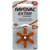 Rayovac 60 Batterie Rayovac 312 Extra Pr41 per Protesi Acustiche