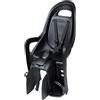 POLISPORT 8406100001 Groovy Maxi CFS Seggiolino Posteriore Bambini - Sicuro e Confortevole, 9 Mesi-6 Anni, Poggiapiedi e Braccioli Regolabili, Compatibile Con Portabici, Nero/Grigio Scuro