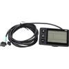 Akozon S866 LCD Display Impermeabile per Bicicletta Elettrica con Controller Brushless 24V-48V