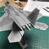 Modellino Statico F-22 in Scala 1:72 Dettagli Precisi per Vetrina,
