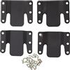 Garosa 4 Set Staffe per Connettori Divani Componibili, Kit di Fissaggio per Mobili con Viti, Accessori per Assemblaggio Divano Modulare