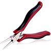 Speedwox - Pinza a becco tondo, 11,4 cm, ideale per piegare fili, con becco affusolato per una maggiore precisione, con molla, adatta per creare bigiotteria