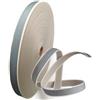TELKES - Nastro Reversibile per Persiane Avvolgibili - Corda di Ricambio con Tocco Morbido e Rigido - Resistente ai Raggi UV e all'Abrasione (Bicromia Grigio Beige 22mm, 50 metri)