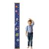 Wisebom Metro Altezza Bambini Altezza Crescita Grafico Misurazione Righello da Parete in Legno per la Decorazione Della Stanza dei Bambini(20 * 200cm) (Spazio)