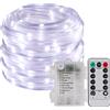 KINGCOO 200 LED Striscia luminosa, catena luminosa impermeabile da 22M/72FT, 8 modalità, luci a striscia di rame alimentate a batteria, luci a corda per interni ed esterni, per giardino, matrimonio