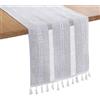 Bigqin Runner da tavolo grande, copertura decorativa con nappe in cotone e lino per mobile TV, soggiorno, tavolino da caffè, sala da pranzo, cucina, caffetteria, casa, interni, bar, feste, 180x33 cm