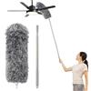 Atliberswo Spolverino telescopico, lavabile, spolverino per polvere, allungabile lungo 2,5 m, ragnatele, soffitti alti, ventilatore a soffitto