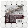 Hofer Tealight Candele Bianche Non profumate - 100 Pezzi - Tea Light Candeline Cera Antigoccia - Durata di combustione 4 Ore - 1 x Set di 100 Lumini