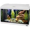 Hydor Acquario 40 Litri in Vetro per Pesci Tropicali o d'Acqua Dolce, Include: Lampada LED, Filtro Interno a 2 stadi per acqua cristallina, Riscaldatore, 52 x 27 x h 36 cm. Bianco