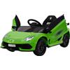 NM Auto Elettrica Per Bambini Lamborghini Small Verde