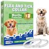 Vigorder Collare Antiparassitario per Cani 2 Pack Naturale Impermeabile