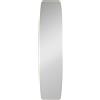 HOMCOM Grande Specchio da Parete Ovale 160x40 cm, Specchio Sospeso Moderno, Cornice in Metallo e Legno, Oro | Aosom Italy
