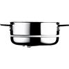MEPRA Attiva Inserto Cuociverdura, 22 cm, Trimetallo Acciaio Inossidabile 18/10, Alluminio e Rame
