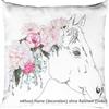 LUCAS Luca-S - Kit per Punto Croce Cavallo Floreale Cuscino