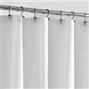 ALYVIA SPRING Tenda da doccia in tessuto impermeabile con 3 magneti, morbida e leggera, qualità alberghiera e lavabile in lavatrice, dimensioni standard 178 x 182 cm, bianco