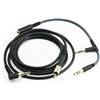 ABLET Cavo audio di ricambio, compatibile con cuffie da gaming Sennheiser Game One, Game Zero, PC 373D, GSP 350, GSP 500, GSP 600 2m/6.6ft