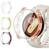 Wowstrap 3 Pezzi Coque pour Samsung Galaxy Watch 5/4/FE 40mm, Custodia Protezione Totale Extreme Sottile HD Clear Pellicola Protettiva Accessori pour Cover Samsung Galaxy Watch 5/4/FE 40 mm Protettore Schermo