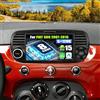 SIXWIN Autoradio per FIAT 500 2007-2015, 8 Core 6+128GB Android 15 con CarPlay e Android Auto, DSP, 7 Pollici HD FIAT 500 Touchscreen con GPS, WiFi, Bluetooth 5.0, FM RDS, Mirror Link, 32 EQ - Nero