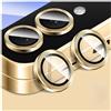Kucheed Proteggi Obiettivo Fotocamera per Samsung Galaxy Z Flip 5, Allineamento Automatico Singoli Anelli in Lega di Alluminio, Proteggi Schermo per Fotocamera in Vetro Temperato