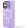 N NEWTOP 2in1 Cover CV57 Compatibile per Apple iPhone 14 PRO, Custodia TPU Gel Silicone Flessibile Morbida Rigida Case Posteriore Protezione Fotocamera Anti Urto Guscio Scocca Colorato (Viola)