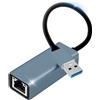 YIIFELL Adattatore USB Ethernet, Gigabit 1000 Mbps Adattatore USB LAN USB 3.0 a RJ45 Compatibile per Switch, MacBook, Laptop, Win 11/10/ 8.1/8, Mac OS, Linux