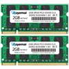 D DUOMEIQI 4GB Kit (2x2GB) DDR2 667MHz PC2-5300 1.8V CL5 200 Pin SODIMM Computer Portatile Memorie Module Upgrade
