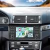 CAMECHO [2+64G] Android 15 Autoradio per BMW 5 Series E39 E53 X5 M5 (1996-2007), Navi Wireless Carplay ASP, 7 con Schermo 2 Din Stereo WiFi Bluetooth Mirror Link RDS SWC+Canbus