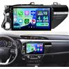 Hikity 4+64G Autoradio Android per Toyota Hilux Pick Up AN120 2015-2020 Wireless Carplay 10.1''Incell Schermo per Auto Android Auto WiFi Touchscreen Bluetooth5.0 GPS Retrocamera
