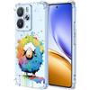 YUXING Cover Trasparente per Realme 14 5G / Realme 14T 5G - Custodia Protettiva Sottile in TPU Morbido Antiurto con Carino Motivo Disegno Cool (Sheep)